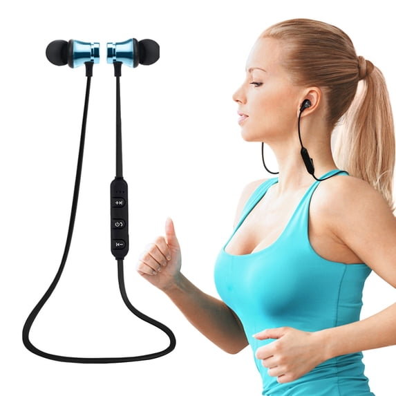 RuiJiao XT11 Magnetic In-Ear Wireless Bluetooth 4.2 Headphones, Sports Sweat-Resistant HD Stereo Earbuds with Dual Connect and Long Battery Life for Running/Gym