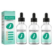 RuiKe 3Pc Kerassentials Toenail Fungus Treatment Oil,Toenail Fungus Treatment, Natural Toenail Fungus Treatment Oil For Repairing Damaged And Discolored Nails
