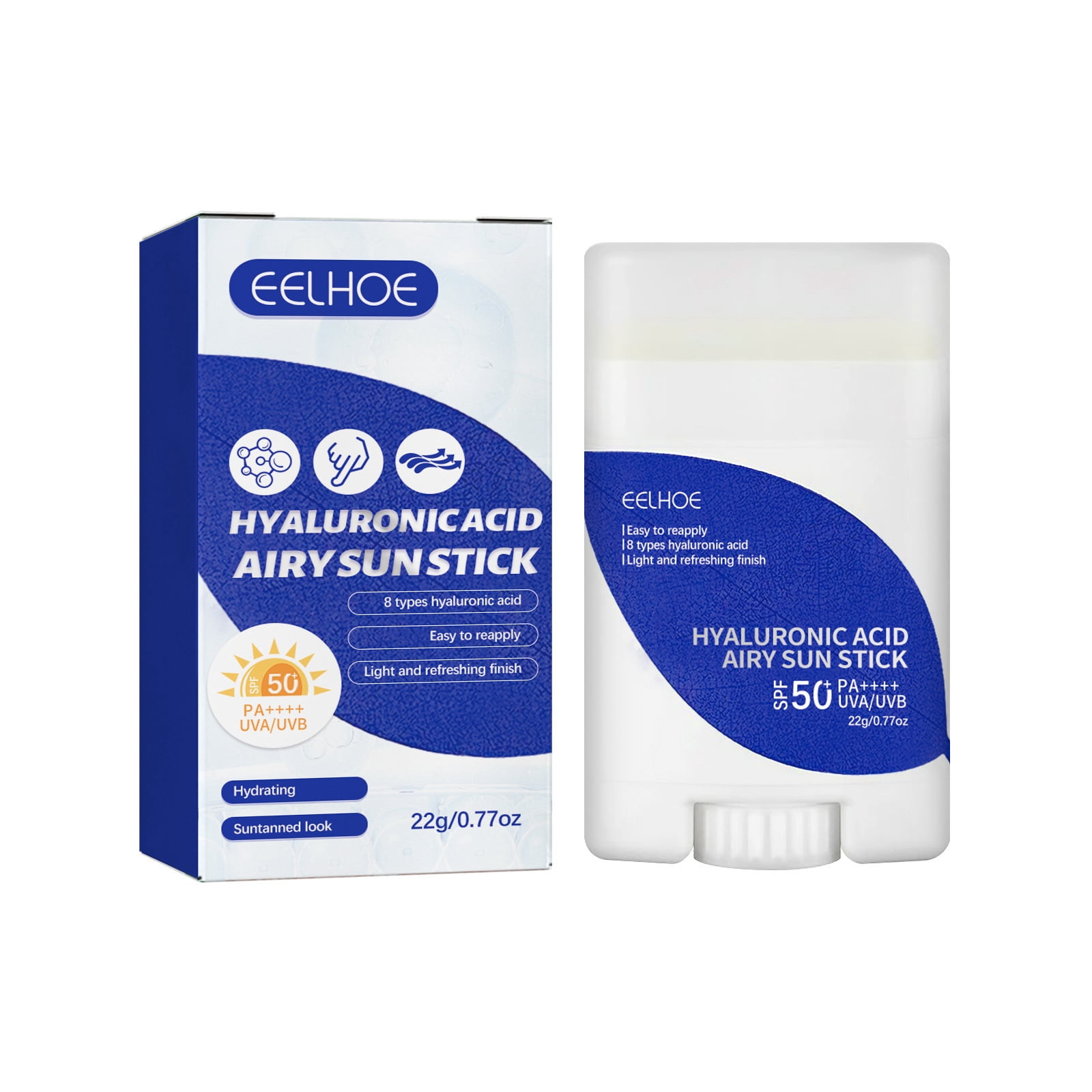 RuiKe Hyaluronic Acid Airy Sun Stick Lightweight Sunscreen, SPF 50+ PA