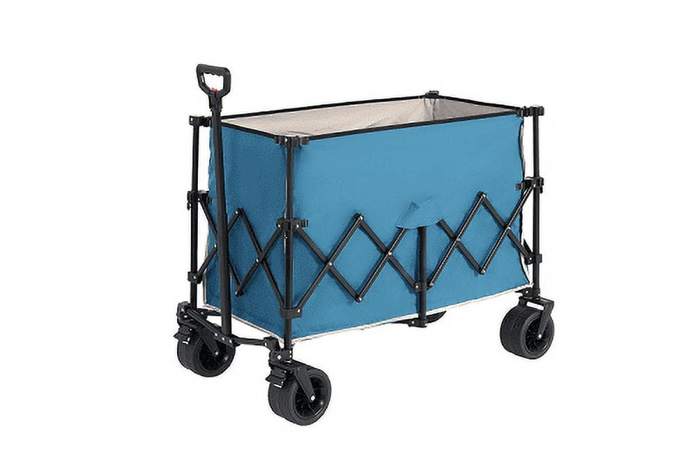 RuiXi Blue 220 pound foldable truck with large wheels, heavy-duty 300L ...