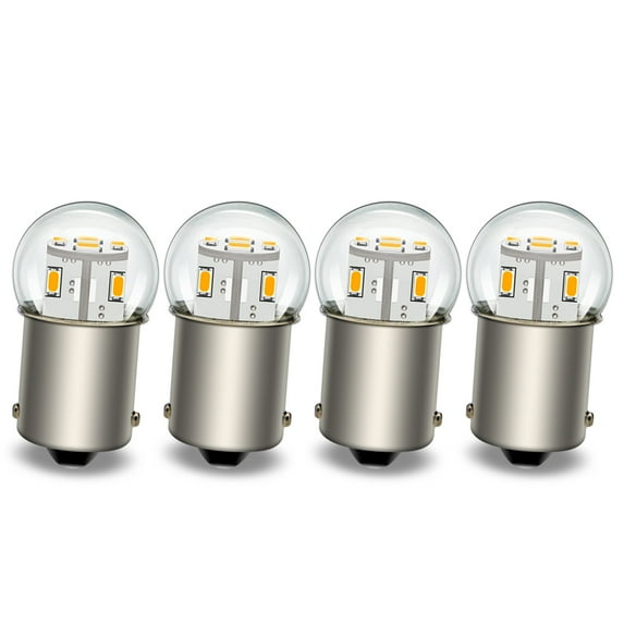 Ruiandsion 1156 LED Bulb 12V Warm White BA15S P21W 7506 LED Bulb Replacement for Backup Reverse Turn Signal Tail Lights,4 PCS