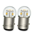 thumbnail image 1 of Ruiandsion LED Bulb Warm White 1157 BAY15D 3014 Chip 12V 360LM for Turn Tail Brake Signal Light, Pack of 2, 1 of 9