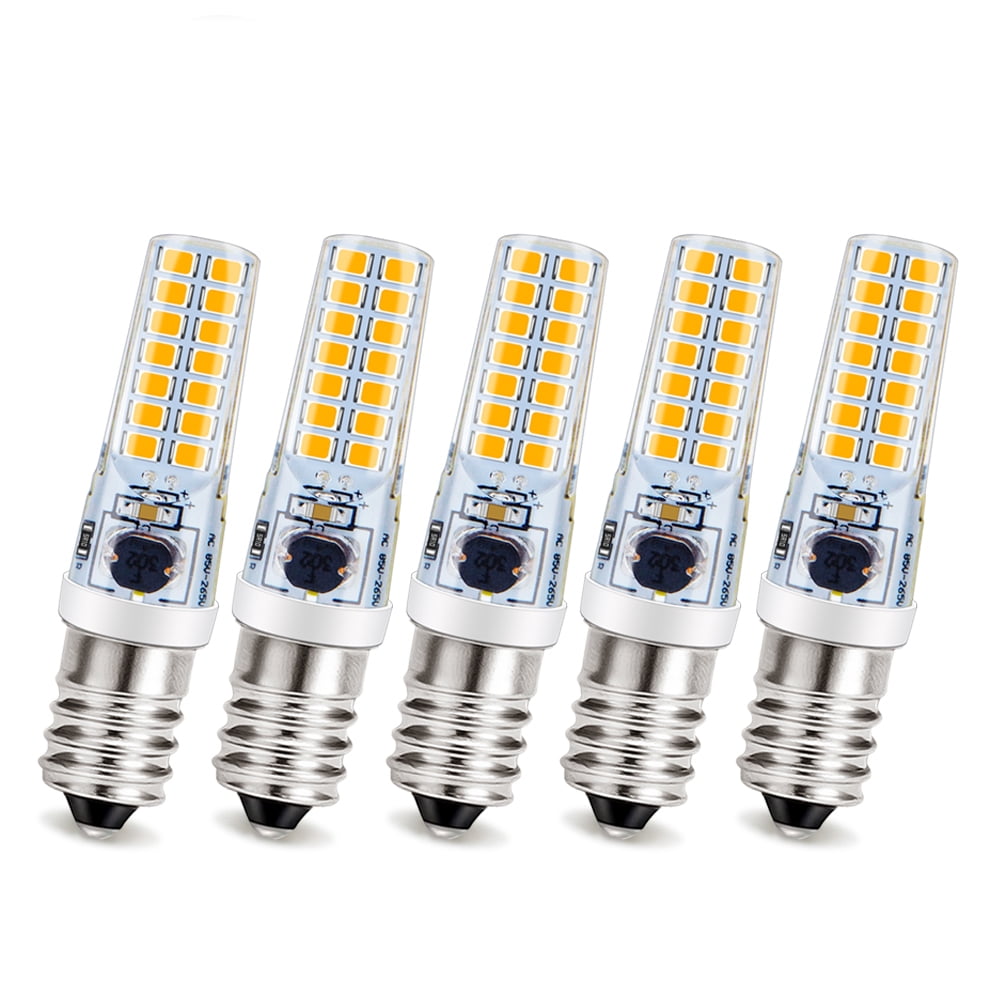 Ruiandsion 5 Pcs E14 LED Bulbs Warm White AC/DC 85-265V Ceiling Fan ...