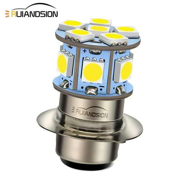 Ruiandsion H6M LED Bulb - 6V Motorcycle Headlight Light Replacement, 6000K Cool White, High Brightness, Pack of 1