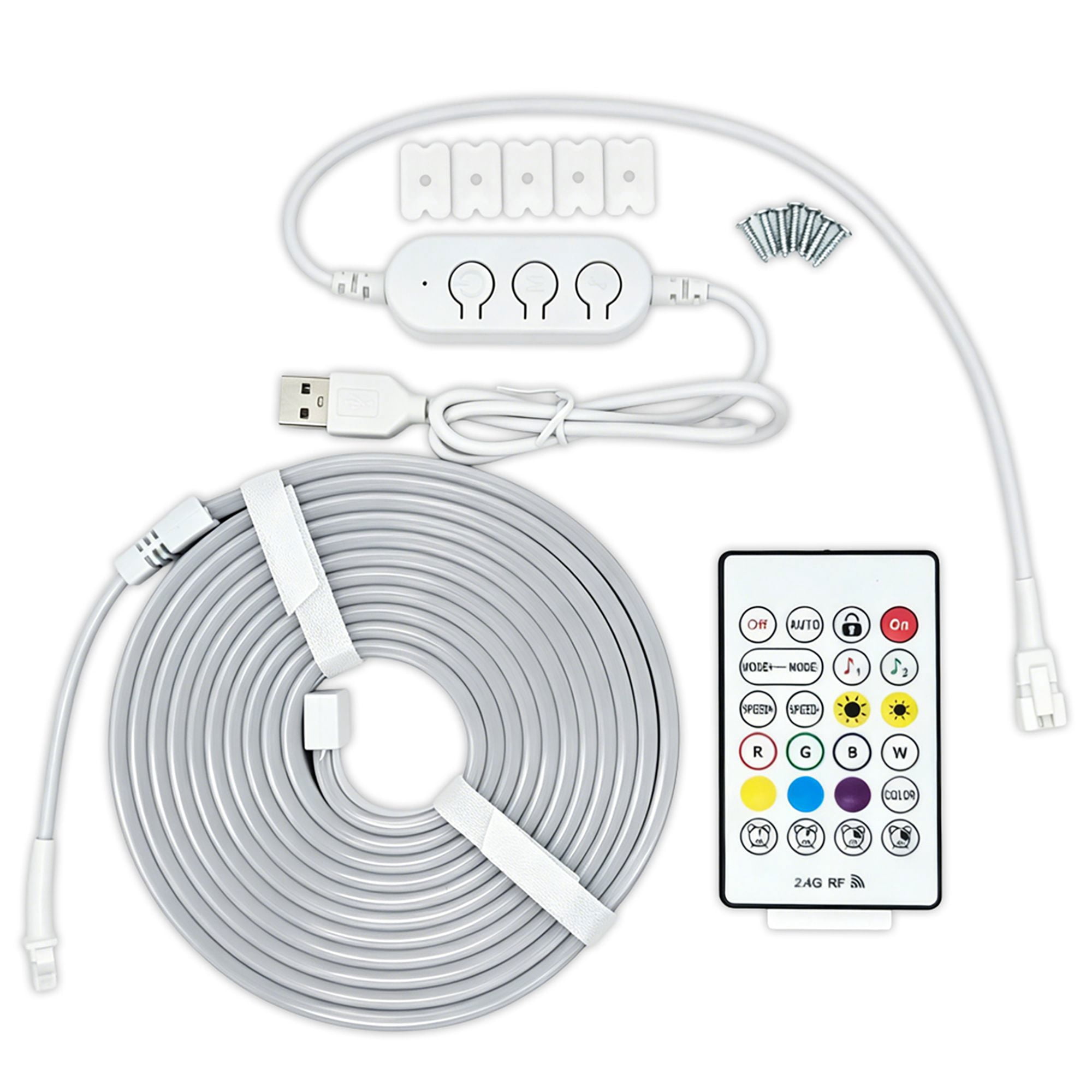 Usb Led Neon Ruiandsion 9.84ft USB LED Neon Strip Lights, App and Remote Control ...