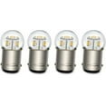 thumbnail image 1 of Ruiandsion BA15D LED Bulb 24V Warm White Replacement for Car Trailer Marine RV Camper Boat Tail Lights 4pcs, 1 of 1