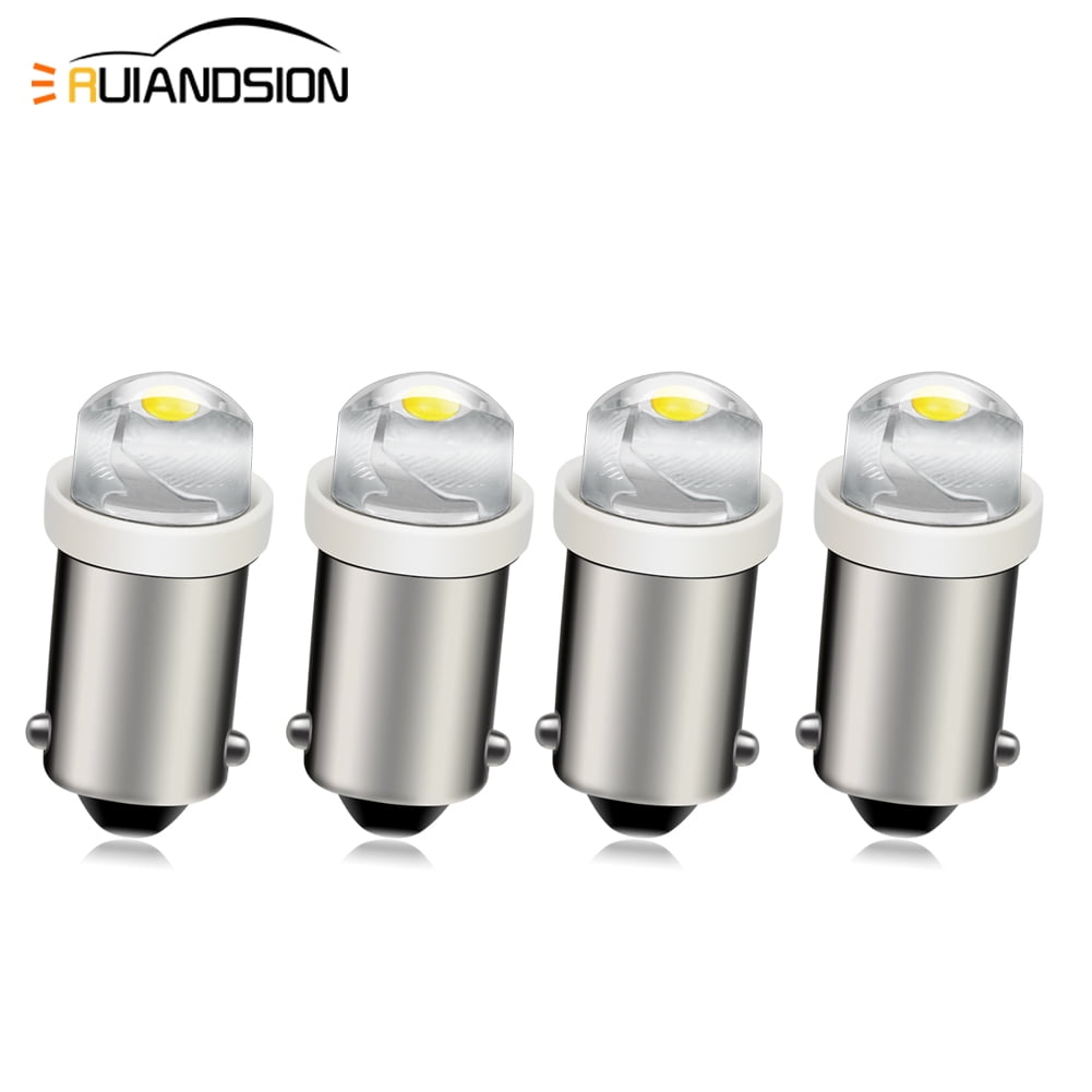 Ruiandsion BA9S LED Bulb 110V-130V AC White LED Miniature Bayonet 9mm ...