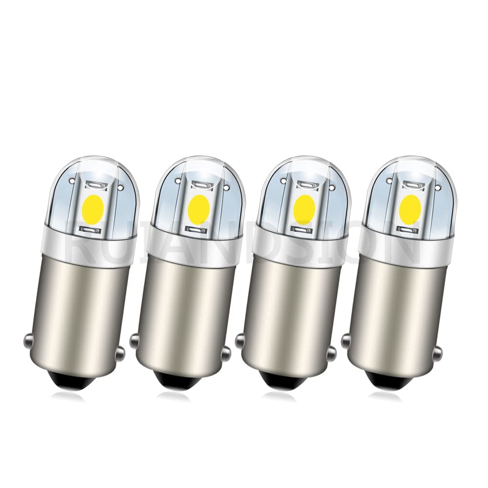 Phares LED De Rechange Pour Moto Ruiandsion P26S - Blanc Chaud 3000K, 12 SMD, 6-30V, Sans Polarité