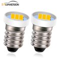 thumbnail image 1 of Ruiandsion E10 6V Non-Polarity LED Bulb,7020 Chip 100LM 3000K Warm White for Model Train Dollhouse Cozy Scene Lighting,4-Pack, 1 of 8