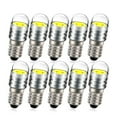 thumbnail image 1 of Ruiandsion E10 Base LED Upgrade Bulb 2W 12V 6000K White Replacement for Lamps Flashlights Torch Light Bulbs 10pcs, 1 of 7