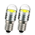 thumbnail image 1 of Ruiandsion E10 Base LED Upgrade Bulb 2W 12V 6000K White Replacement for Lamps Flashlights Torch Light Bulbs 2pcs, 1 of 7