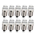 thumbnail image 1 of Ruiandsion E10 LED Bulb Flashlight Torch for Home Bedroom Decor Lights 110V Yellow 10pcs, 1 of 7