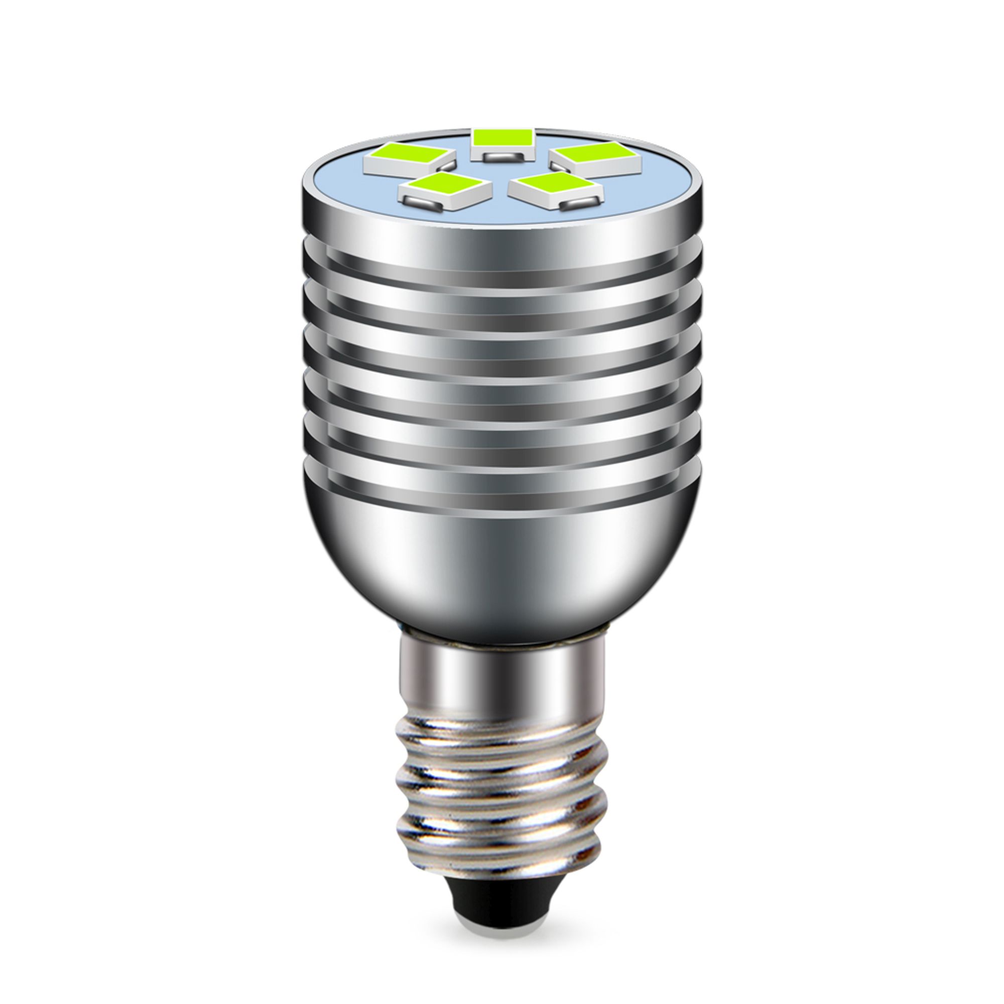 Ruiandsion 5 Lampadine LED E10 Verde 220V - Luce Fissa Senza Sfarfallio, 0.5W, Per Casa, Macchinari E Lampade Da Lavoro