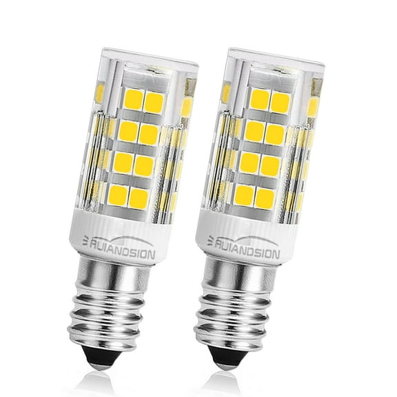 Ruiandsion E11 LED Bulb Home Lamp 110-130V 4W 350 Lumen Corn Bulb Table Lamps Chandelier Light White 2pcs