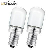 Ruiandsion E12 LED Light Bulb White 2835 Chip 6V 300LM 2W 6000K 360 Degree IP65 for Low Voltage Track Light Garden Light，2 Pcs