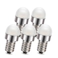 thumbnail image 1 of Ruiandsion E12 Small Base LED Bulb 100 Lumens 6000K White Wide Voltage 6V-30V for Low Voltage Lighting in Bedroom Desk Lamp Decor,(Pack of 5), 1 of 9