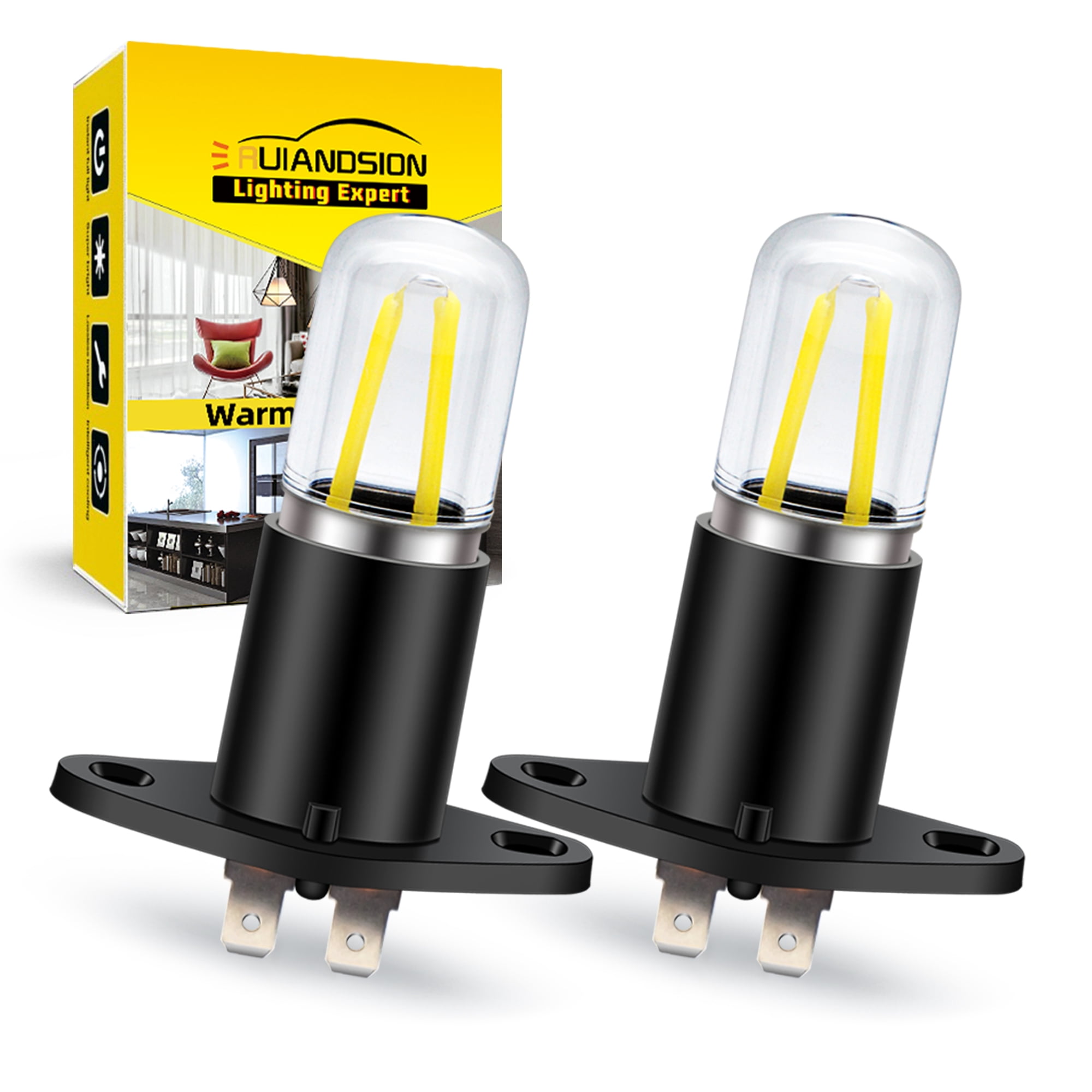 Ruiandsion E14 LED Bulb Split Base Appliance Light AC 220-250V 2W 300LM ...