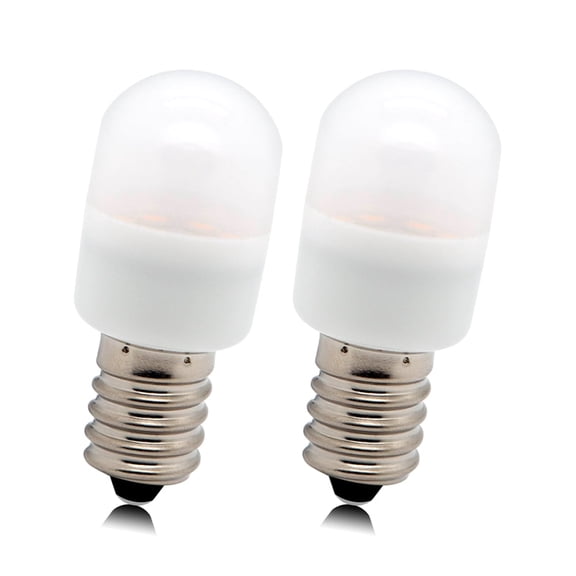 Ruiandsion E14 Base LED Bulb,AC 120V 2W(20W Halogen) 200LM 3000K Warm White No Flicker for Accent & Mood Lighting,2-Pack