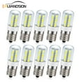 thumbnail image 1 of Ruiandsion E17 Led Corn Light Bulb White 6000K,2W LED Candelier Light Bulbs 500lm,Energy saving Candle,LED Chandelier Bulbs,Non-Dimmable 110-130V 10 Pcs, 1 of 8