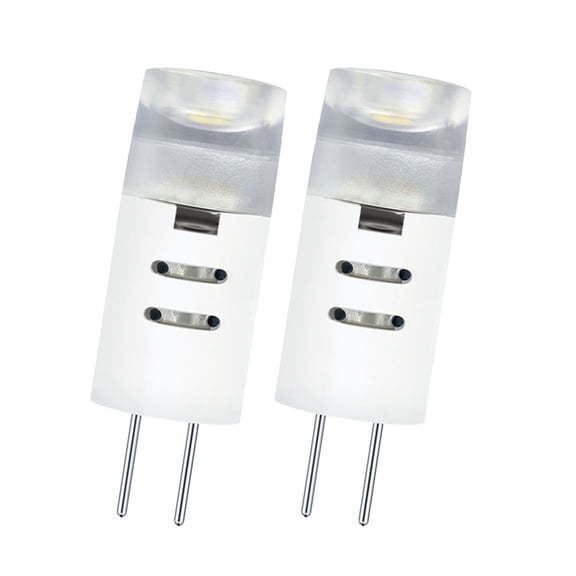 Ruiandsion G4 Bi Pin LED Bulbs,1W 150Lm 6000K White,12V Low Voltage,Replacement for Under Cabinet Kitchen Bathroom,2-Pack