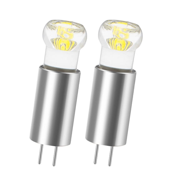 Ruiandsion G4 COB LED Light Bulb Bi-Pin, 12V Low Voltage 150Lm Non-Polarity ,6000K White for Kitchen Under Cabinet Showcase Light,2-Pack