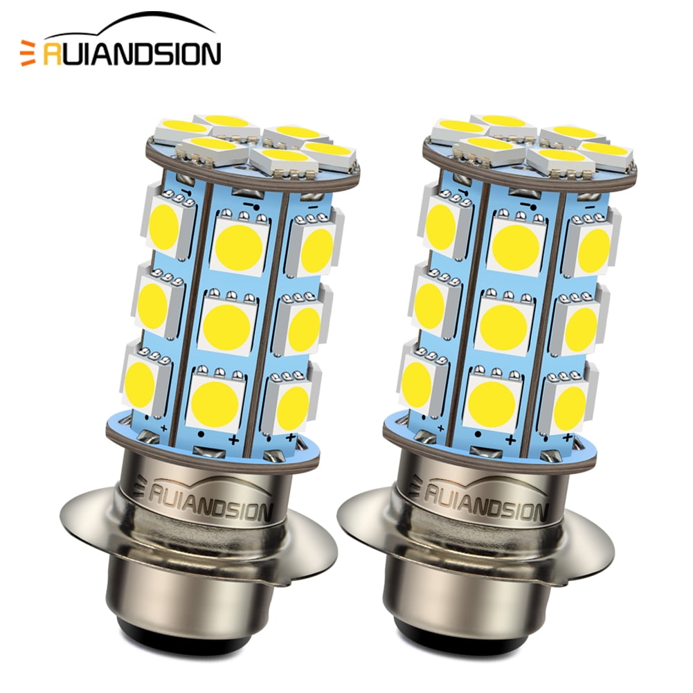 PATIBULUM Ｖ１ 1x P15D PX15D P15-25-1 H6M LED Motorcycle Hi/Lo Lamp White