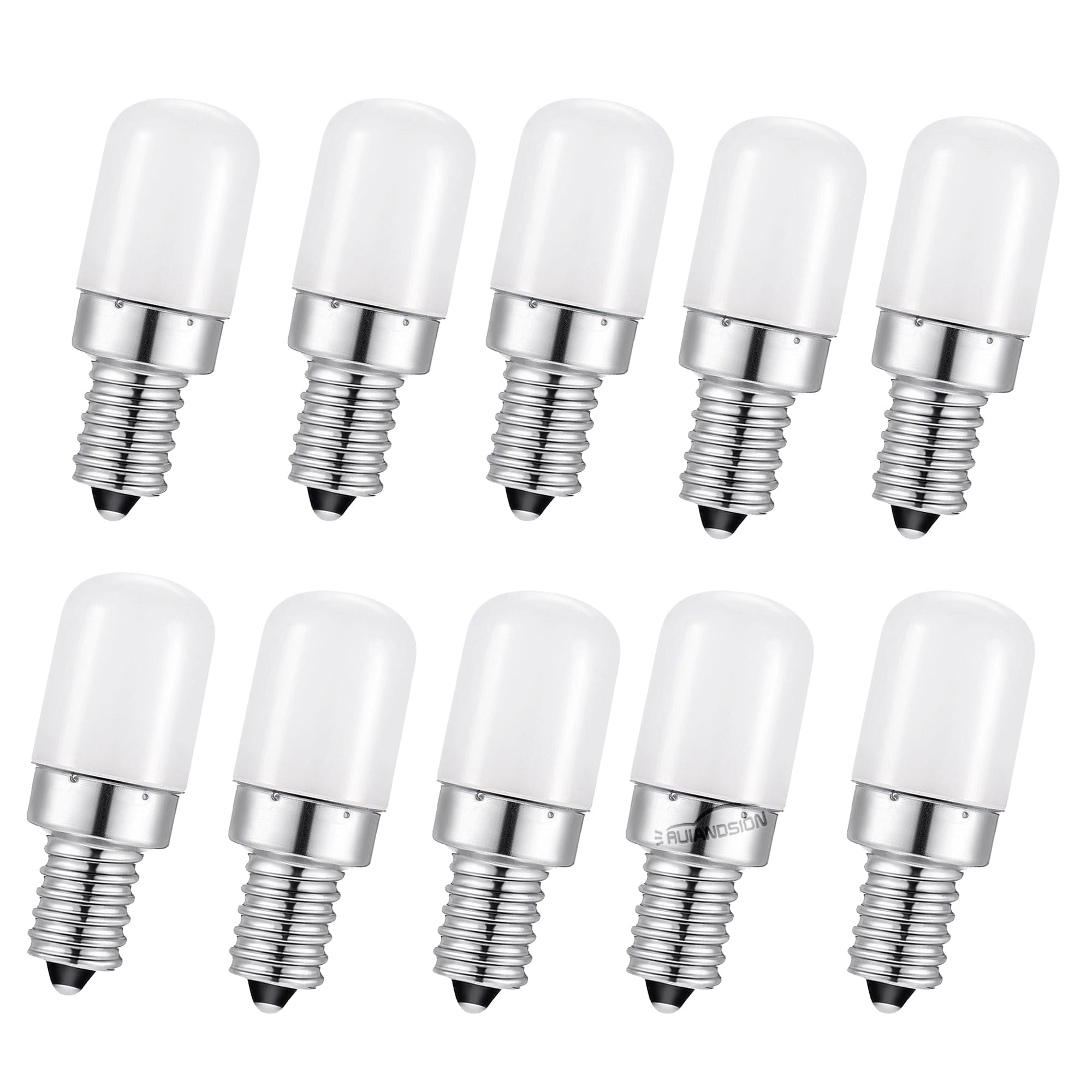 Ruiandsion E12 Low Voltage LED Bulbs, 6V AC 2W 200LM Warm White, Replacement for Marine Lighting and Camper,10-Pack