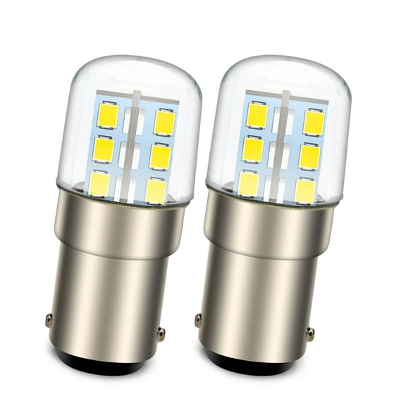 Ruiandsion LED Light Bulb BA15D Bright White 2W 6000K 85-265V for Table Lamp Kitchen Lighting Pendant Bathroom Light Ceiling Lamp (pack of 2)