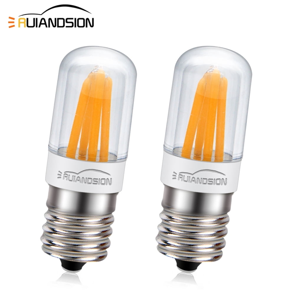 Ruiandsion E17 Vintage Filament LED Bulb, Warm White 4300K 400LM, 110 ...