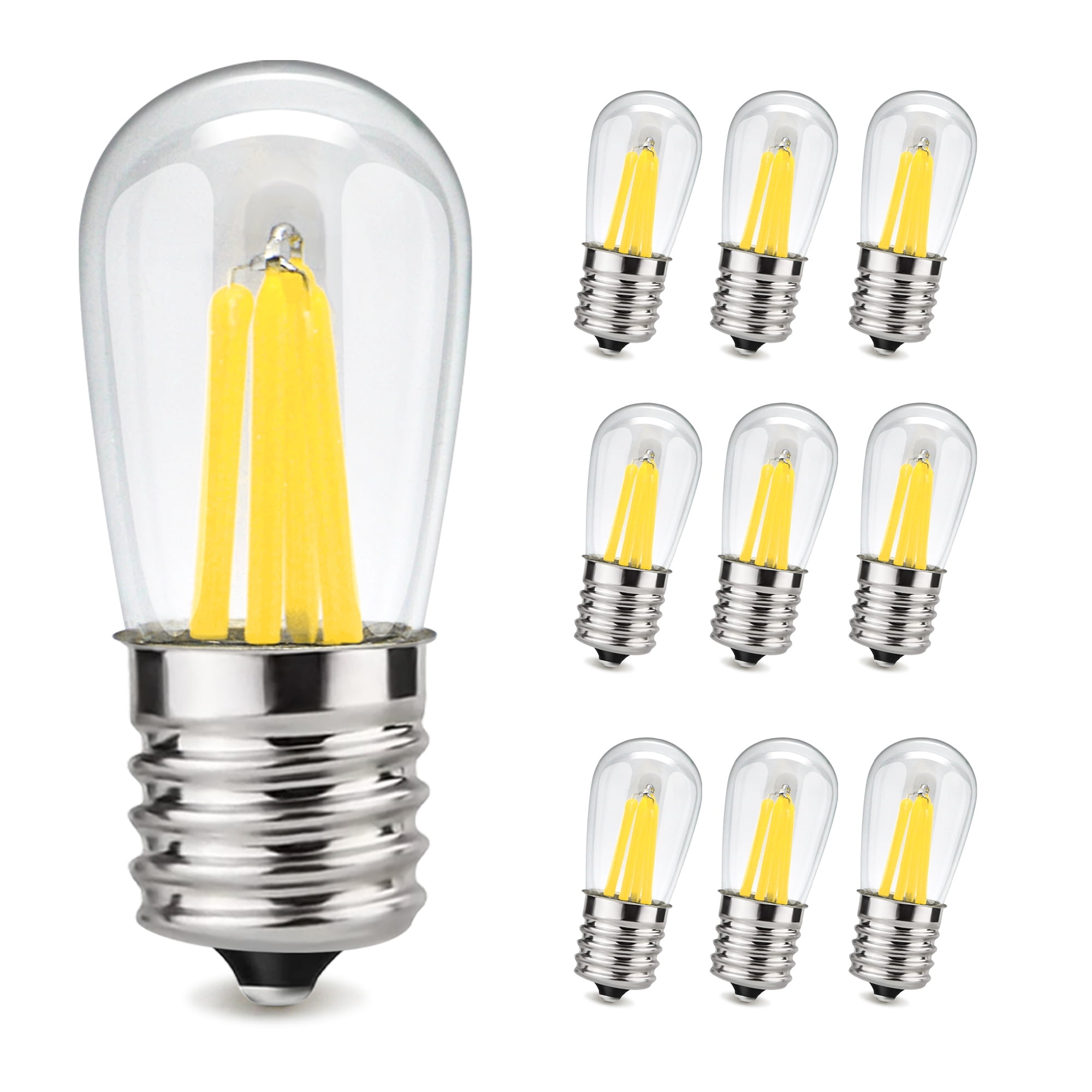 Ruiandsion Microwave Oven Light Bulb E17 Base,110V 2W 400LM 6000K ...