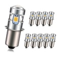 thumbnail image 1 of Ruiandsion P13.5S PR2  Flashlight LED Bulbs, 1.12W 400LM 6000K White Non-Polarity, Replacement Bulb for Work Light, 10-Pack, 1 of 8