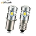 thumbnail image 1 of Ruiandsion P13.5S Flashlight White LED Bulb 3V 500LM Non-Polarity Replacement for Bike Light Camping Lantern Headlamp Outdoor Emergency Light,Pack-2, 1 of 8