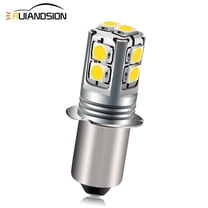 Ruiandsion P13.5S LED Light Bulb, Pack of 1, 6-40V DC, 600LM Yellow Light, Non-Polar, for Bike, Flashlight, Camping, Emergency Lights, RV, Marine, Off-Grid Use