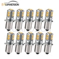 thumbnail image 1 of Ruiandsion P13.5S LED Light Bulb,6-40V(9V 12V 18V 24V 30V 36V),600 LM Yellow Non Polar for Bike Flashlight Camping Gear and Emergency Lights,Pack-1, 1 of 8