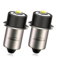 thumbnail image 1 of Ruiandsion LED Flashlight Bulb P13.5S Base,  2-Pack,DC 1-9V Wide Voltage 300LM White, for Emergency and Work Light, 1 of 6