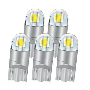 Ruiandsion T10 194 LED Dashboard Light Bulb for Roof Map Light 6V Non-polarity 6000K White 5pcs