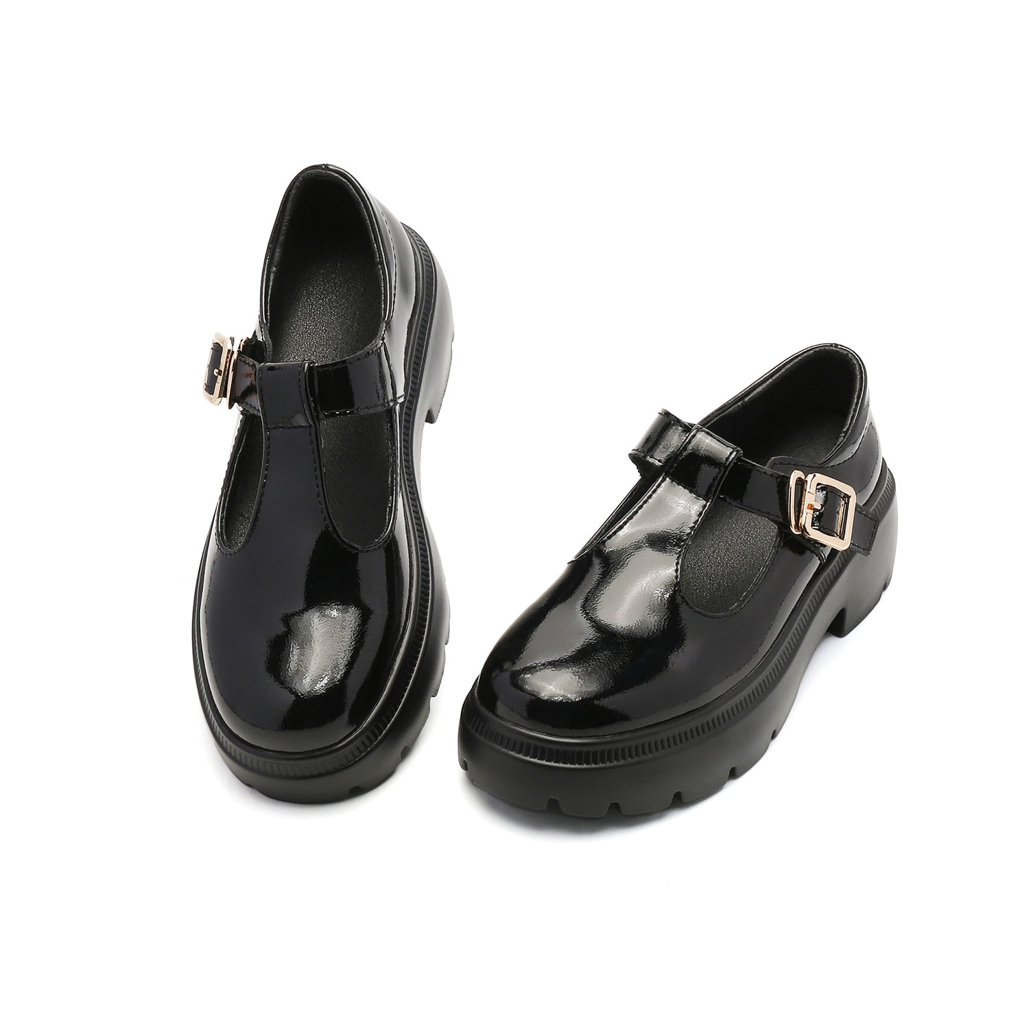 Photo inspiration: Ruiatoo Women Mary Jane Dress Shoes Platform Loafers Low Heel Photo Inspiration