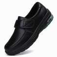 thumbnail image 1 of Ruiatoo Women's Healthcare Nursing Shoes LightweightComfortable Air-Cushion Nurse Shoe Footwear Restaurant Loafer Waterproof Work Shoes (8066,Black 40), 1 of 5