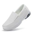 thumbnail image 1 of Ruiatoo Women's Healthcare Nursing Shoes LightweightComfortable Air-Cushion Nurse Shoe Footwear Restaurant Loafer Waterproof Work Shoes (8069,White 38), 1 of 5