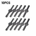thumbnail image 1 of Ruibeauty 10Pcs String Trimmer Head Blades Replace Plastic Cutter Blades Replacement Weed Wacker Head Blades Lawn Mower Weed Eater Blades Accessories, 1 of 6