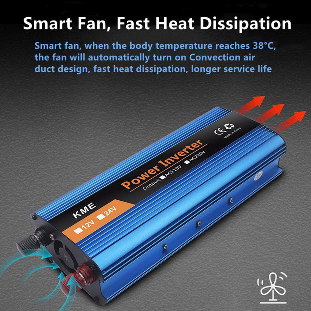 Ruibeauty 1200W Sine Wave Inverter High Power Car Inverter Solar Inverter 12v/24v-220v