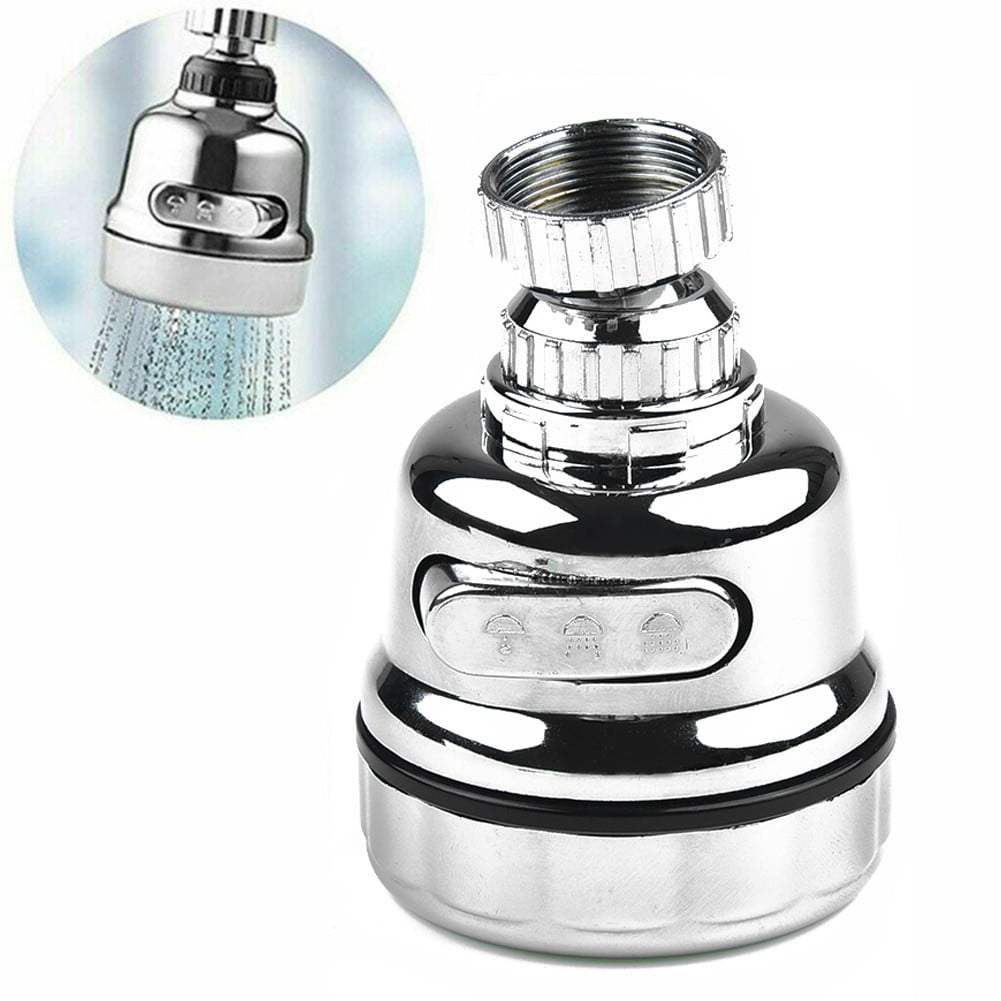 Ruibeauty 360 Degree Rotating Faucet Movable Kitchen Tap Head Water Saving Nozzle Sprayer