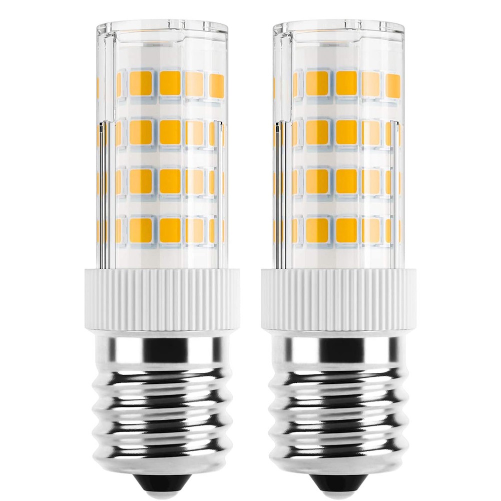 Ruibeauty E17 LED Bulb Dimmable, 4W Microwave Oven Bulb, Warm White 3000K, 40W Incandescent Bulb Replacement for Microwave, Over Stove Appliance, Range Hood, E17 Intermediate Base (2 Pack)