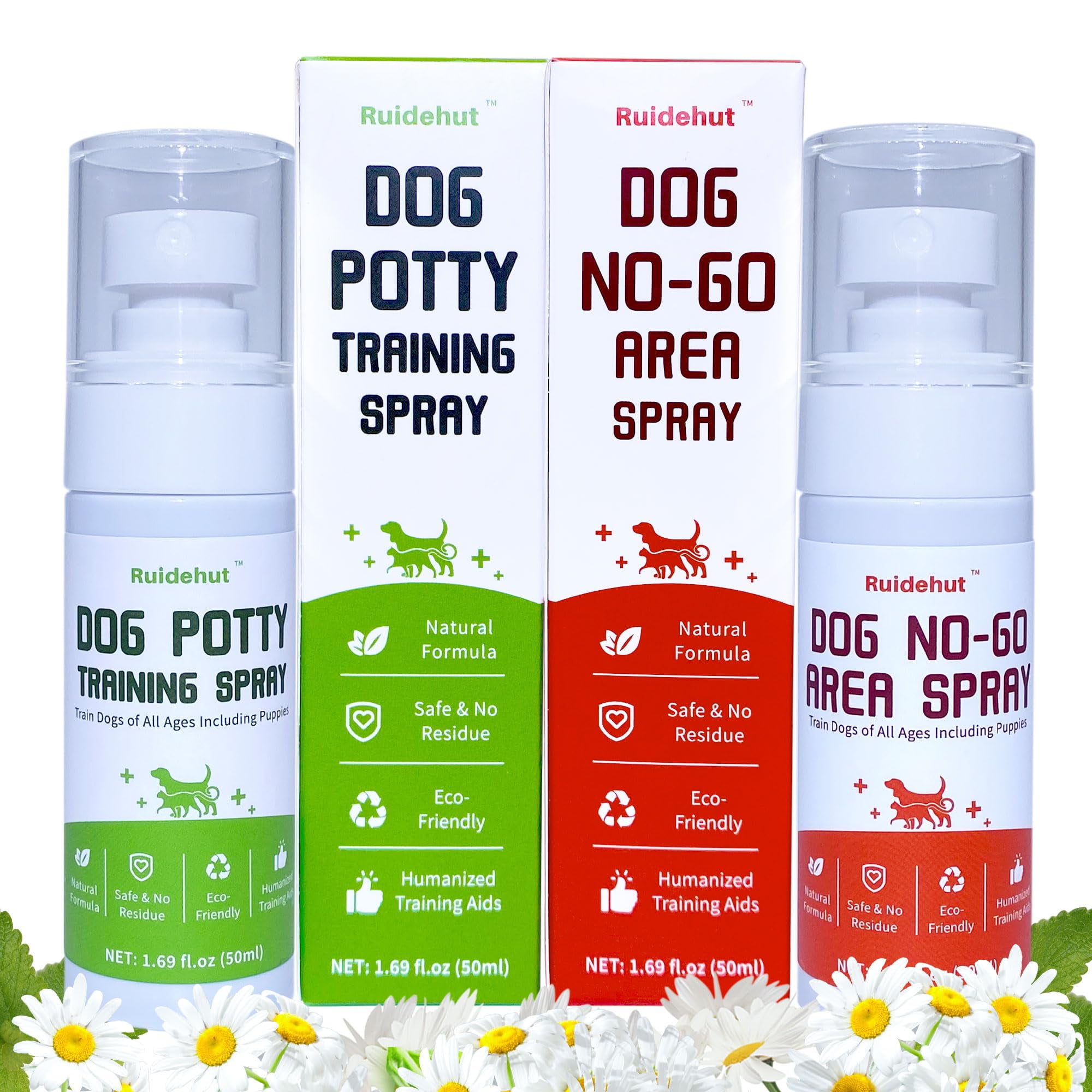 Ruidehut Dog Potty Training MMF7 Spray & NOGO Area Spray Your Pet