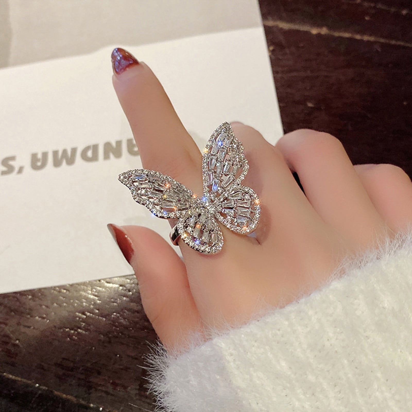 Butterfly on sale open ring