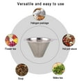 thumbnail image 1 of Ruifaya Coffee Filter Holder pour Over Double Layer Steel Dripper F9X1 Mesh, 1 of 9