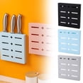 thumbnail image 1 of Ruifaya Dark blue (A) $ Plastic supplies wall-mounted fruit knife storage box storage rack knife rack household punch knife holder kitchen knife, 1 of 8