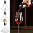 thumbnail image 1 of Ruifaya Hand Blown Red Wine Decanter Crystal Glass 1500ml Wine I5I5 Carafe, 1 of 8