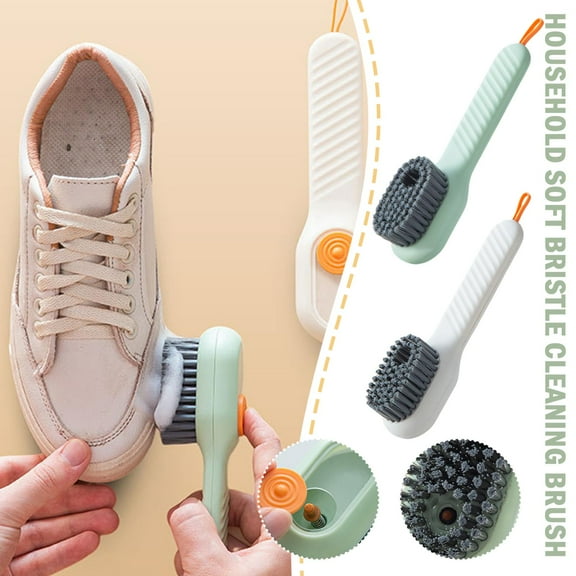 Ruifaya Liquid Household Shoe Washing Brush Soft Bristles Laundry Collar Cleaning
