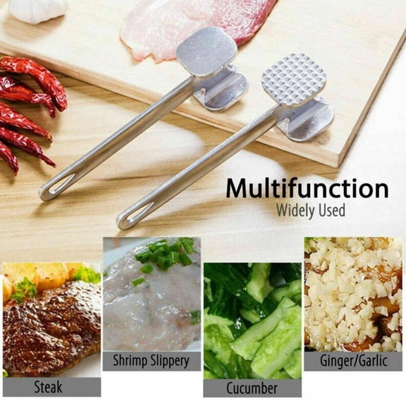 Ruifaya Meat Tenderizer Dual-Sided Nails Meat Mallet Meat Hammer Used For Steak*